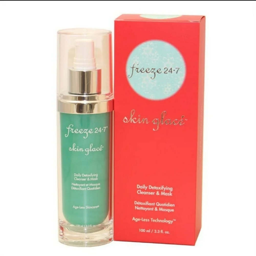 NIB Freeze 24-7 Skin Glace Daily Detoxifying Cleanser & Mask